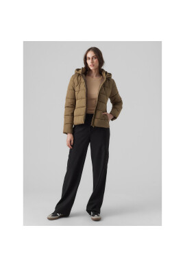 Vero Moda Пухено яке 10289837 Кафяв Regular Fit - Pepit.bg