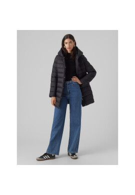 Vero Moda Пухено яке 10291052 Черен Regular Fit - Pepit.bg