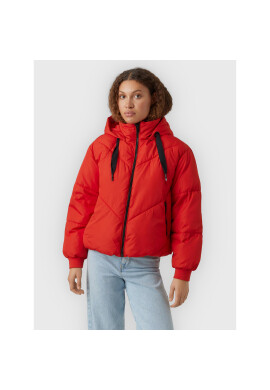 Vero Moda Пухено яке Beverly 10267111 Червен Regular Fit - Pepit.bg