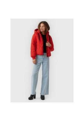 Vero Moda Пухено яке Beverly 10267111 Червен Regular Fit - Pepit.bg
