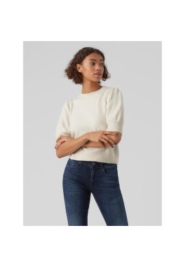Vero Moda Пуловер Doffy 10278313 Екрю Regular Fit - Pepit.bg