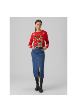 Vero Moda Пуловер 10292636 Червен Regular Fit - Pepit.bg