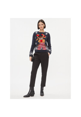 Vero Moda Пуловер 10292636 Тъмносин Regular Fit - Pepit.bg