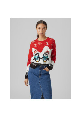 Vero Moda Пуловер 10292664 Червен Regular Fit - Pepit.bg