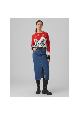 Vero Moda Пуловер 10292664 Червен Regular Fit - Pepit.bg