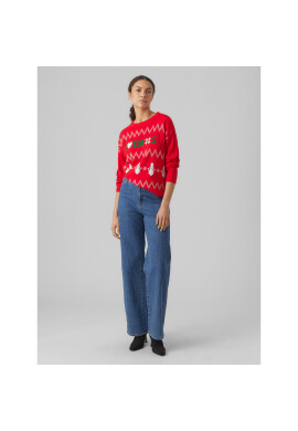 Vero Moda Пуловер 10292667 Червен Regular Fit - Pepit.bg