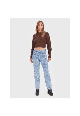 Vero Moda Пуловер Ayla 10274866 Кафяв Relaxed Fit - Pepit.bg