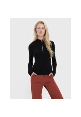 Vero Moda Пуловер Evie 10269110 Черен Slim Fit - Pepit.bg