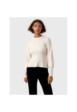 Vero Moda Пуловер Holly 10268921 Екрю Regular Fit - Pepit.bg