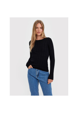 Vero Moda Пуловер Karis 10268004 Черен Regular Fit - Pepit.bg