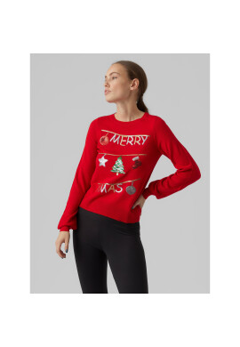 Vero Moda Пуловер Merryxmas 10272463 Червен Regular Fit - Pepit.bg