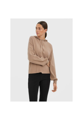 Vero Moda Пуловер Nancy 10269236 Кафяв Relaxed Fit - Pepit.bg