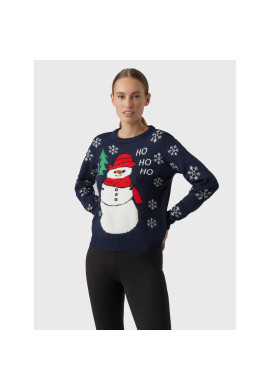 Vero Moda Пуловер Snowman 10272448 Тъмносин Regular Fit - Pepit.bg