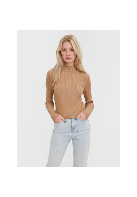 Vero Moda Пуловер Willow 10271000 Бежов Slim Fit - Pepit.bg