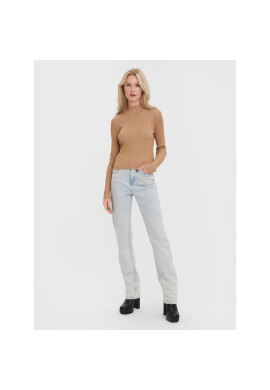 Vero Moda Пуловер Willow 10271000 Бежов Slim Fit - Pepit.bg