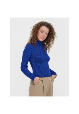 Vero Moda Пуловер Willow 10271000 Тъмносин Slim Fit - Pepit.bg