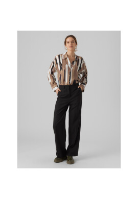 Vero Moda Риза 10295476 Кафяв Regular Fit - Pepit.bg