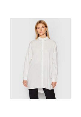 Vero Moda Риза Bina 10250576 Бял Oversize - Pepit.bg