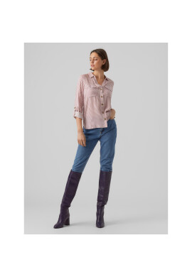 Vero Moda Риза Bumpy 10275283 Розов Regular Fit - Pepit.bg
