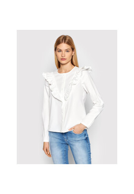 Vero Moda Риза Carmella 10267058 Бял Regular Fit - Pepit.bg