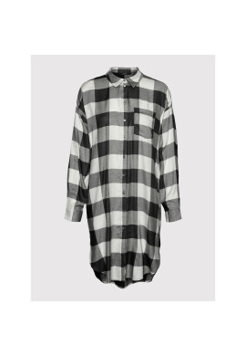 Vero Moda Рокля тип риза Kelly 10259986 Черен Oversize - Pepit.bg