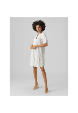 Vero Moda Ежедневна рокля Natali 10279682 Бял Regular Fit - Pepit.bg
