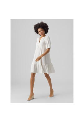 Vero Moda Ежедневна рокля Natali 10279682 Бял Regular Fit - Pepit.bg