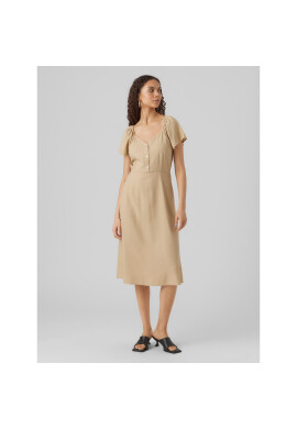 Vero Moda Ежедневна рокля Mymilo 10282500 Бежов Regular Fit - Pepit.bg