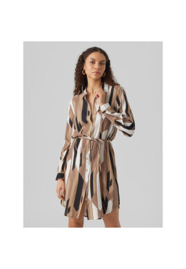 Vero Moda Рокля тип риза 10295475 Кафяв Regular Fit - Pepit.bg
