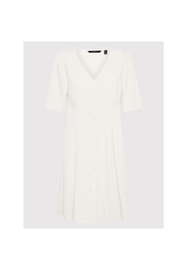 Vero Moda Рокля тип риза Jesmilo 10260355 Бял Regular Fit - Pepit.bg