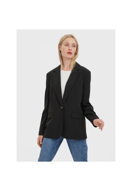 Vero Moda Сако Troianthea 10282655 Черен Oversize - Pepit.bg