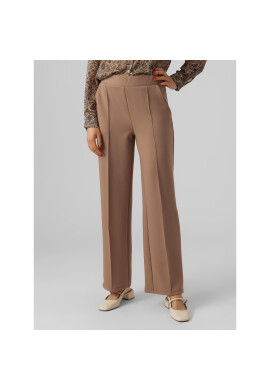 Vero Moda Текстилни панталони 10296830 Кафяв Relaxed Fit - Pepit.bg