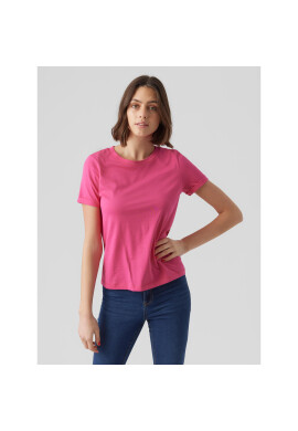 Vero Moda Тишърт Paula 10243889 Розов Regular Fit - Pepit.bg