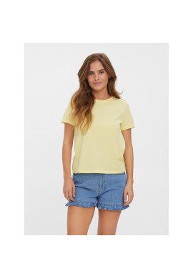 Vero Moda Тишърт Paula 10243889 Жълт Regular Fit - Pepit.bg
