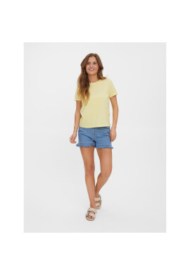Vero Moda Тишърт Paula 10243889 Жълт Regular Fit - Pepit.bg