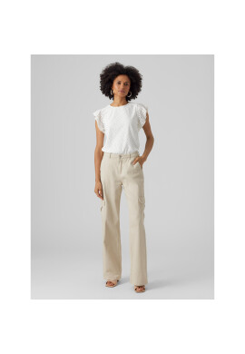 Vero Moda Тишърт 10286067 Бял Loose Fit - Pepit.bg