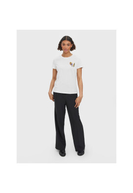 Vero Moda Тишърт Fayfrancis 10276823 Бял Regular Fit - Pepit.bg