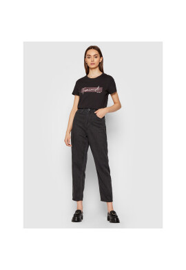 Vero Moda Тишърт Feminist 10262918 Черен Regular Fit - Pepit.bg