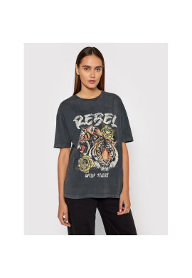 Vero Moda Тишърт Forever 10232956 Сив Oversize - Pepit.bg