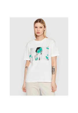 Vero Moda Тишърт Ibamia 10261039 Бял Relaxed Fit - Pepit.bg