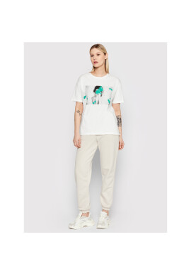 Vero Moda Тишърт Ibamia 10261039 Бял Relaxed Fit - Pepit.bg