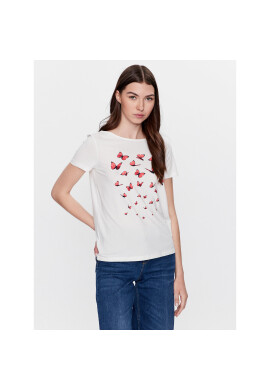 Vero Moda Тишърт Siv 10282877 Бял Regular Fit - Pepit.bg
