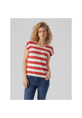 Vero Moda Тишърт Wide 10284474 Червен Box Fit - Pepit.bg