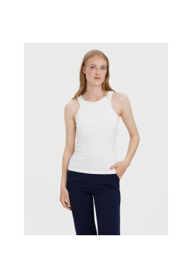 Vero Moda топ Bianca 10279787 Бял Slim Fit - Pepit.bg