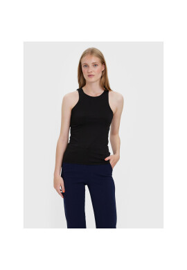 Vero Moda топ Bianca 10279787 Черен Slim Fit - Pepit.bg