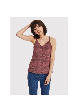 Vero Moda топ Honey 10190150 Бордо Regular Fit - Pepit.bg