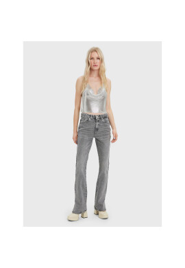Vero Moda топ Kassia 10277040 Сребрист Regular Fit - Pepit.bg