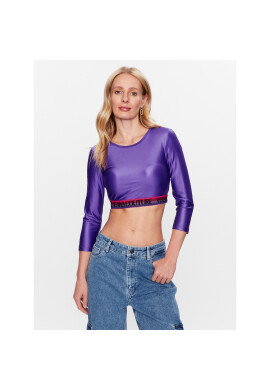 Versace Jeans Couture Блуза 74HAH218 Виолетов Regular Fit - Pepit.bg