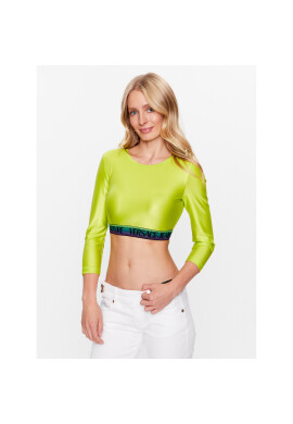Versace Jeans Couture Блуза 74HAH218 Зелен Regular Fit - Pepit.bg