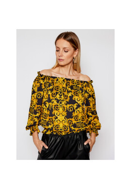 Versace Jeans Couture Блуза B0HWA623 Черен Regular Fit - Pepit.bg